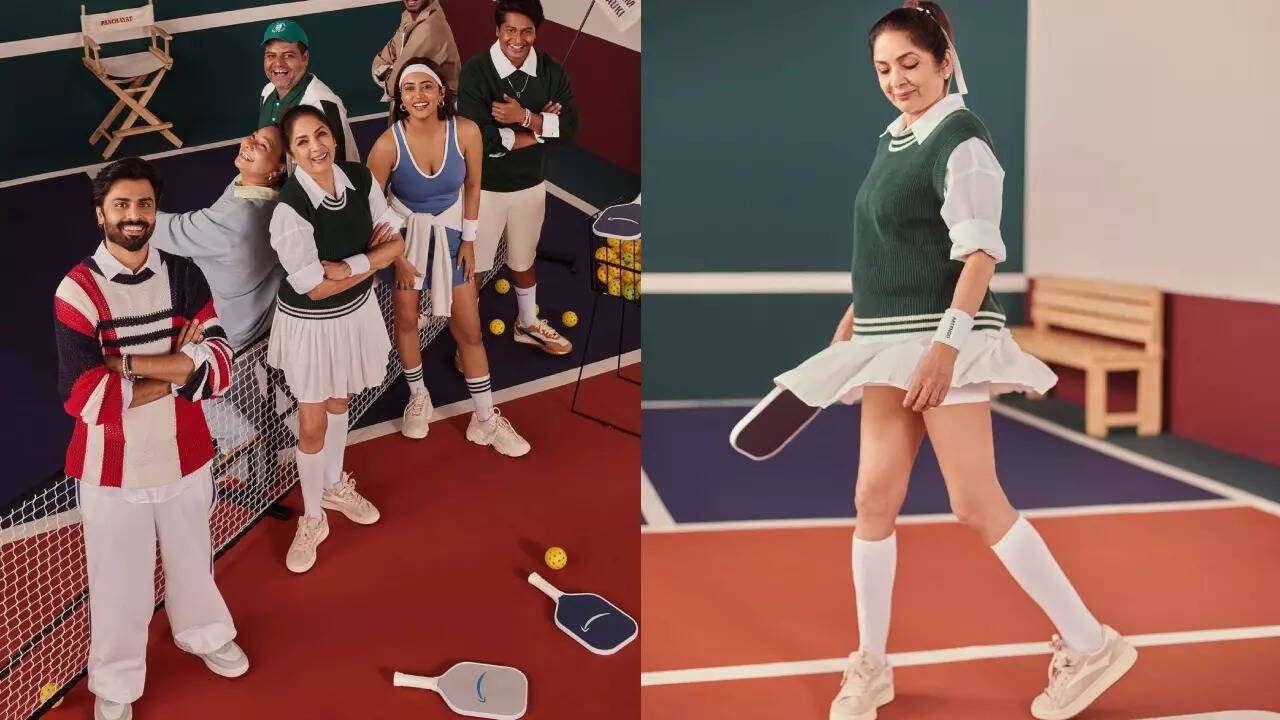Panchayat S4 cast drops pickleball photoshoot