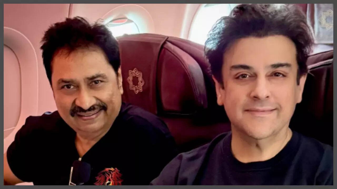 Adnan Sami meets the ‘wonderful’ Kumar Sanu on flight
